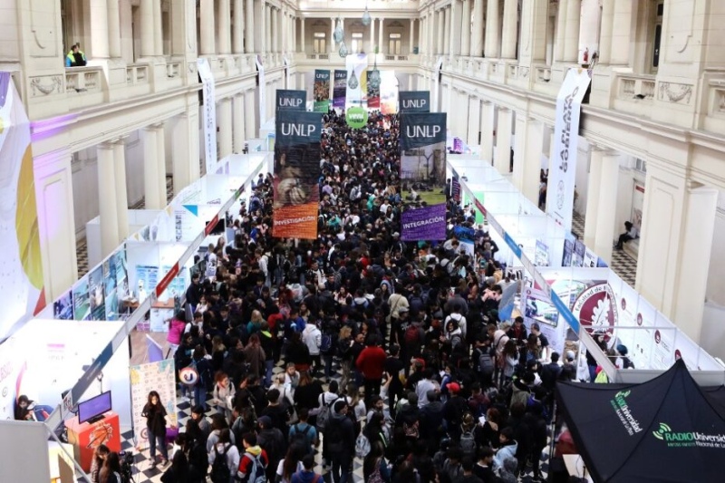 UNLP: Más de 25 mil jóvenes visitaron Expo Universidad