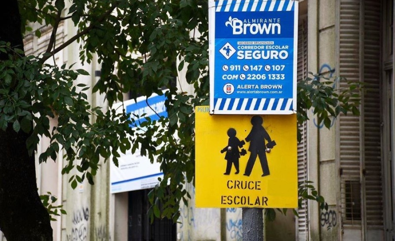 Almirante Brown: Lanzan 143 corredores escolares seguros para el Ciclo Lectivo 2024