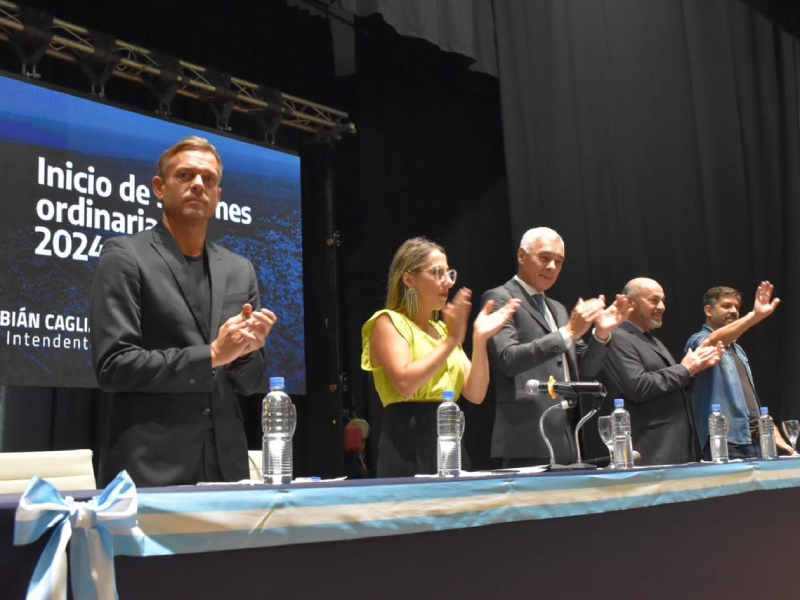 Berisso: Cagliardi inauguró el período de sesiones ordinarias 2024 del HCD